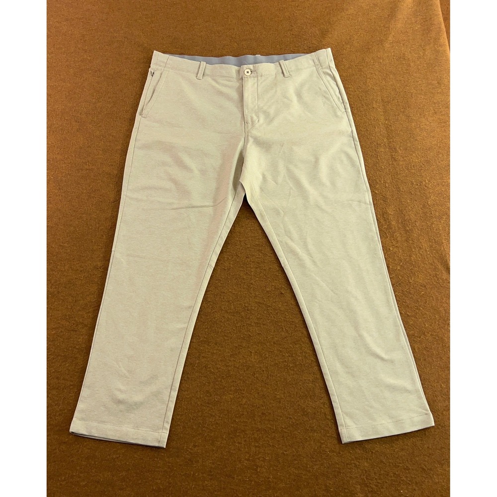 Tommy Bahama Mens 40x30 Tan Boracay Flat Front Chino Performance Pants